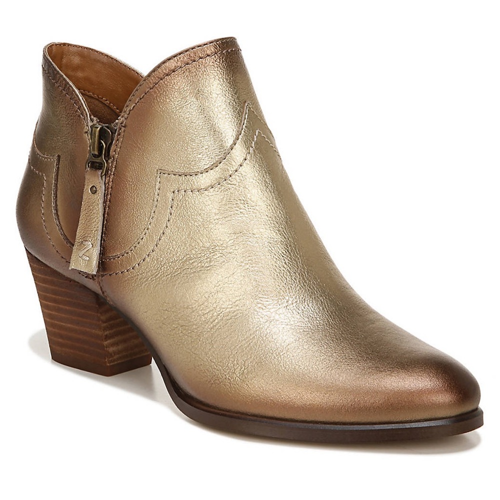 Zodiac Kaylin Leather Ankle boots bootie size 6 perfect fall outfit